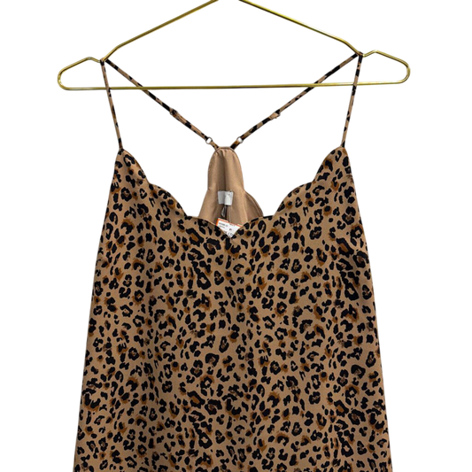 J Crew Brown Leopard Print Tank Top 14