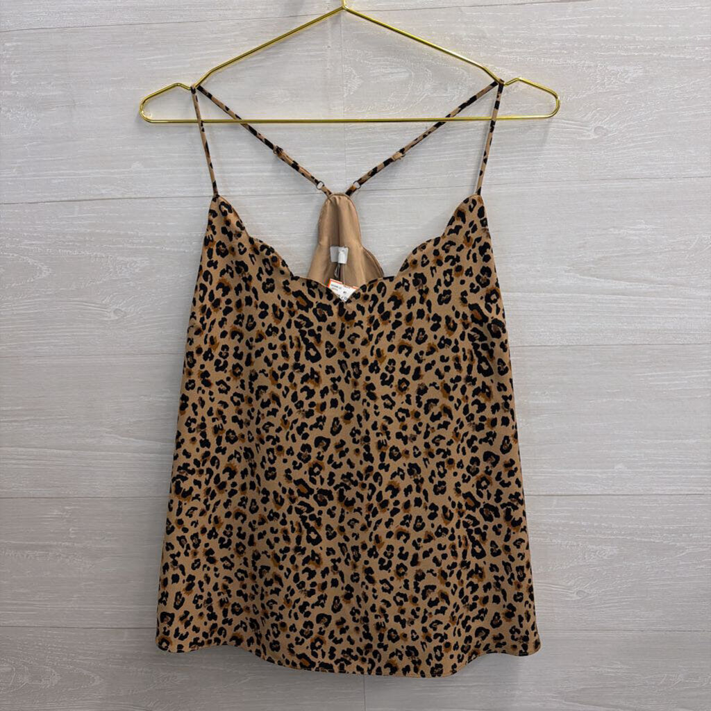 J Crew Brown Leopard Print Tank Top 14