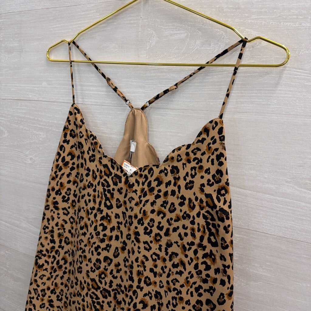 J Crew Brown Leopard Print Tank Top 14