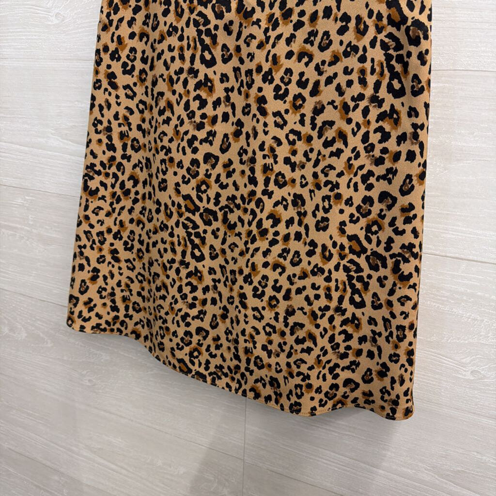 J Crew Brown Leopard Print Tank Top 14