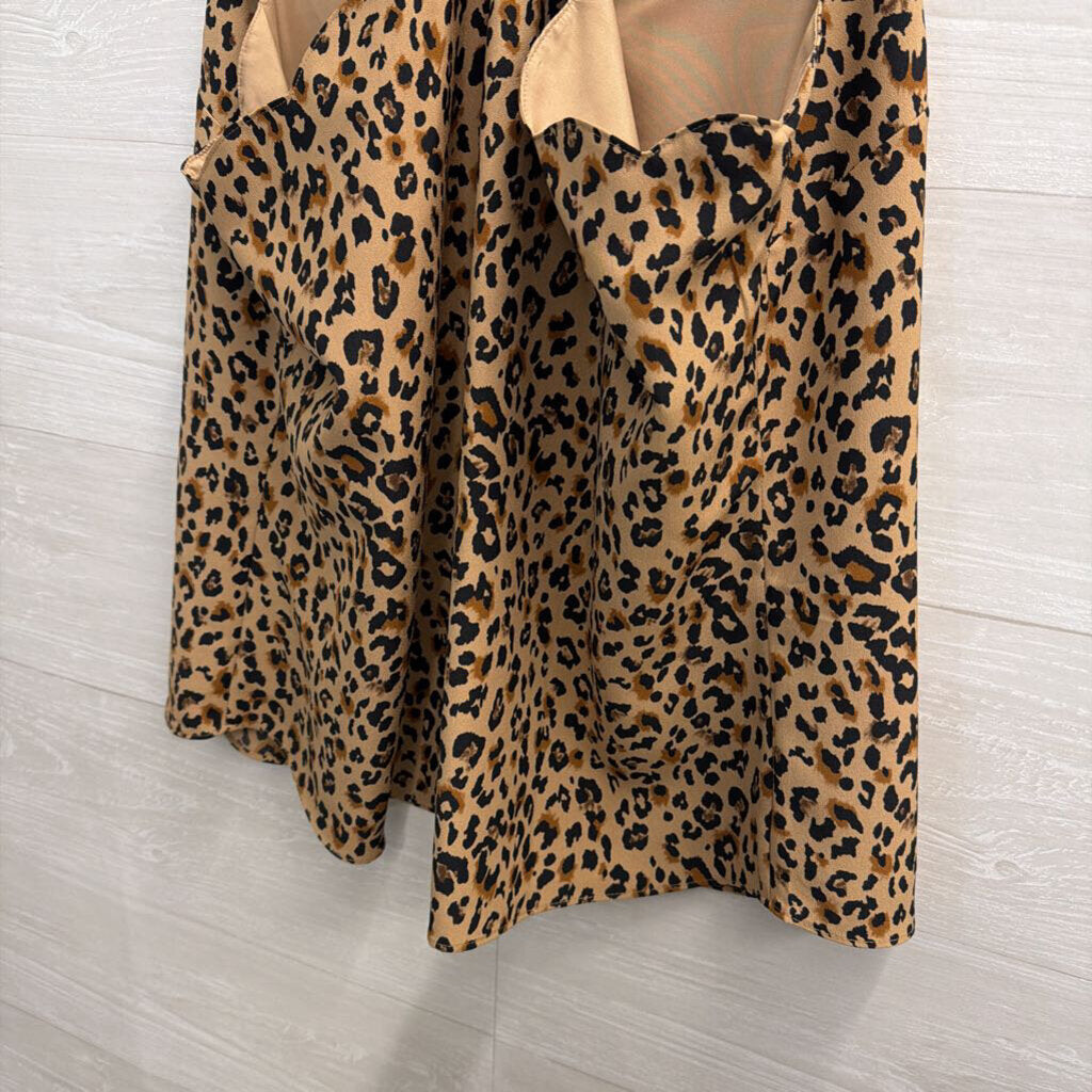 J Crew Brown Leopard Print Tank Top 14