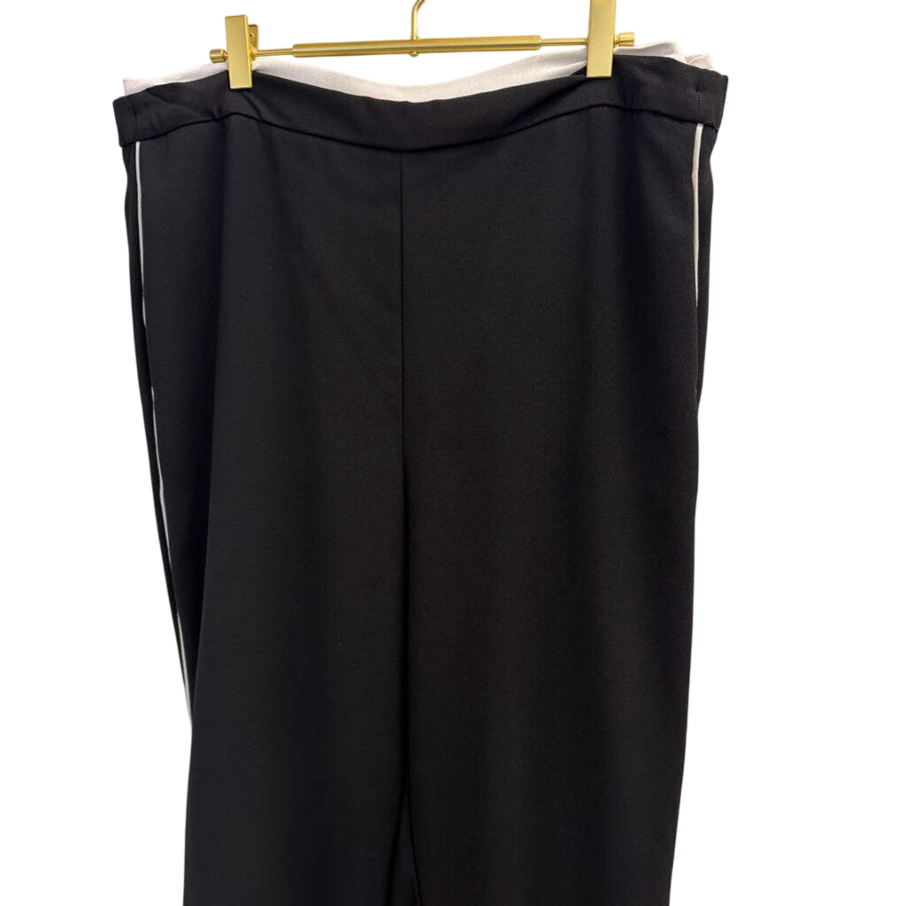 Maeve Black/ White Pull On Track Pants Extra Large Tall