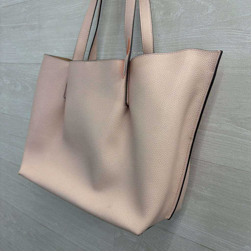 Michael Kors Pink Pebbled Leather Emilia Large Tote Purse