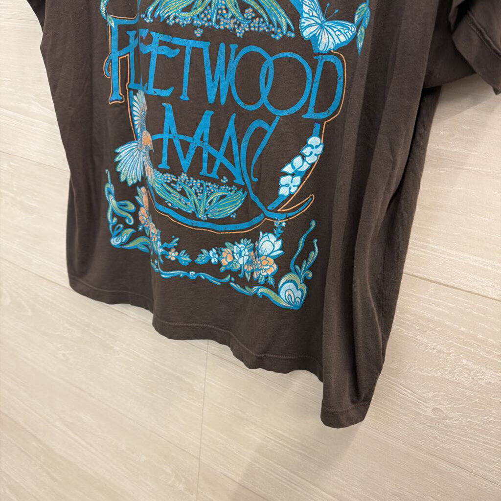 Let Luv Grey/ Multi Fleetwood Mac Short Sleeve Graphic Tee Extra Large