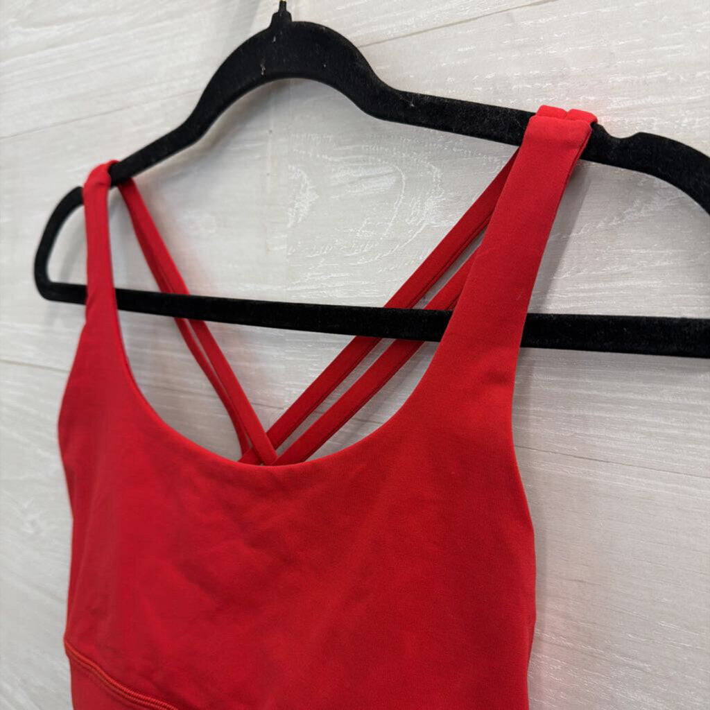 Lululemon Red Sports Bra 8