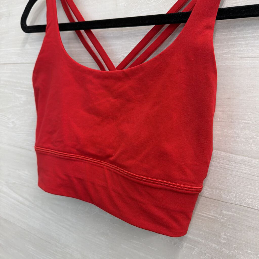 Lululemon Red Sports Bra 8