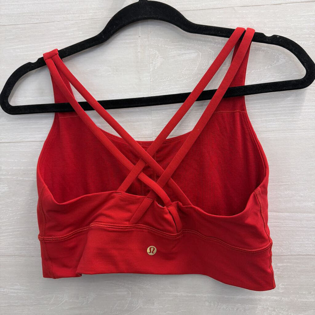 Lululemon Red Sports Bra 8