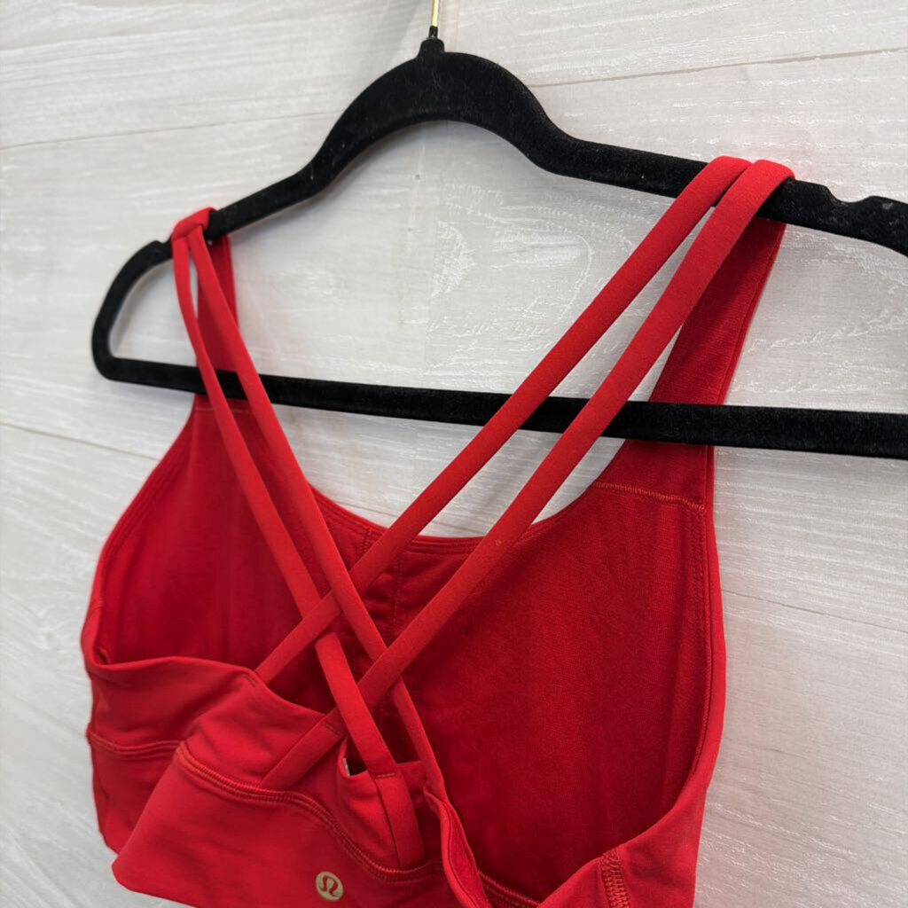 Lululemon Red Sports Bra 8