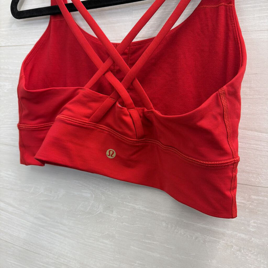 Lululemon Red Sports Bra 8