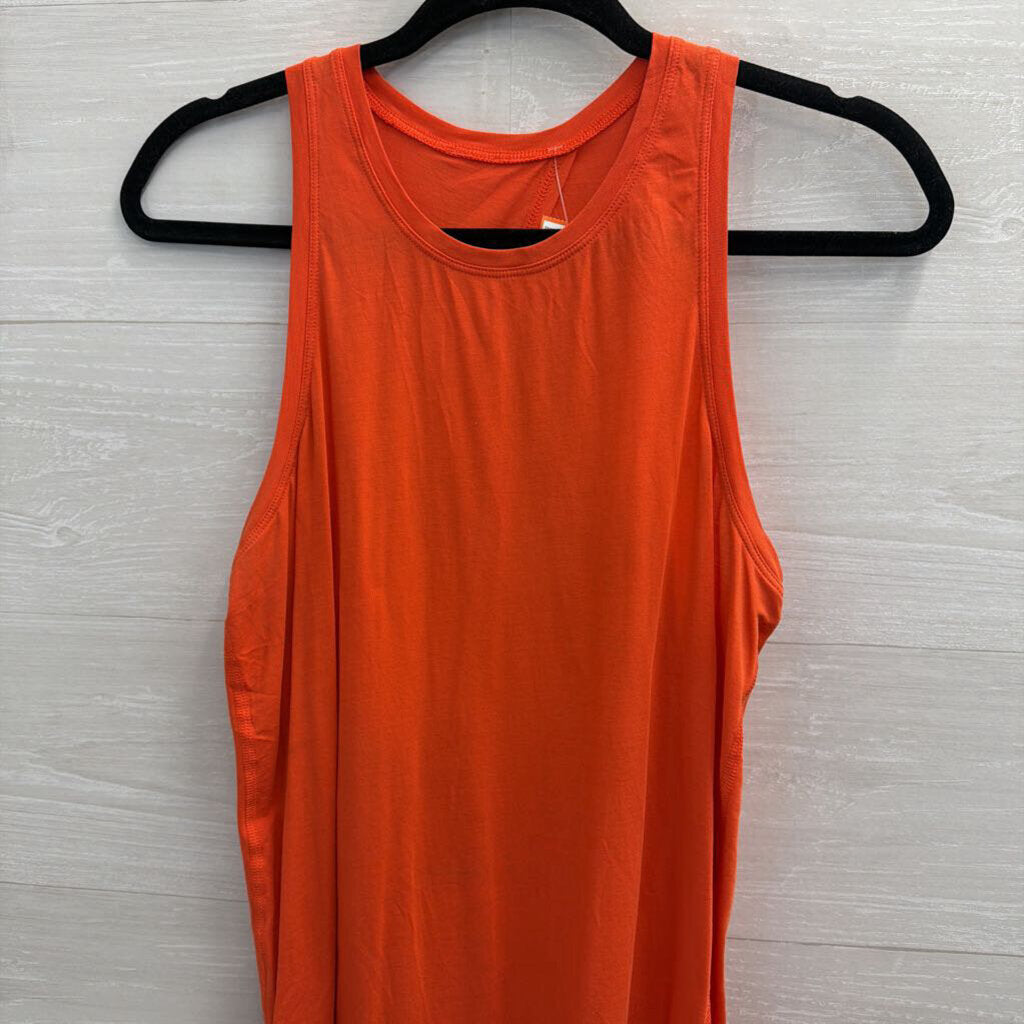 Lululemon Orange Athletic Tank Top Medium