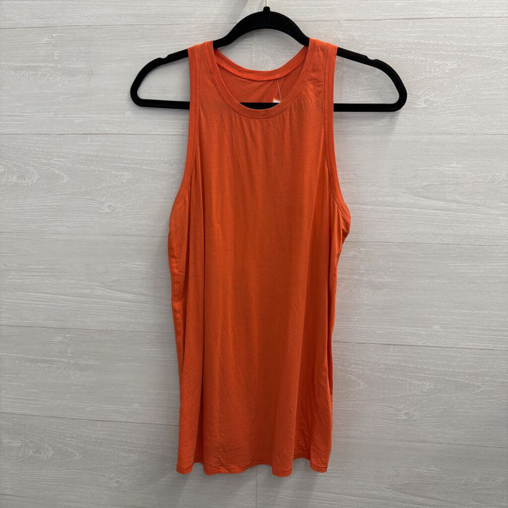 Lululemon Orange Athletic Tank Top Medium