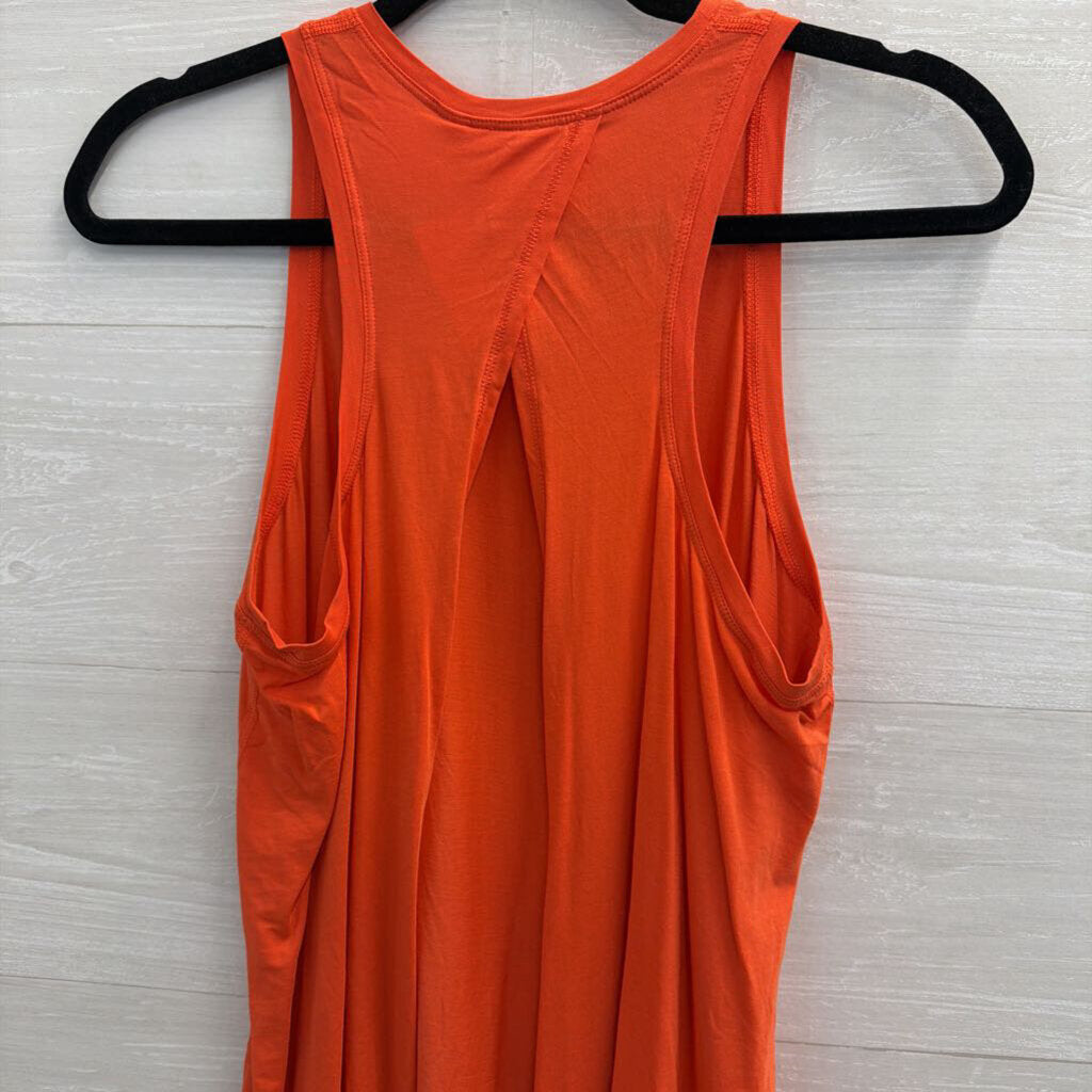 Lululemon Orange Athletic Tank Top Medium