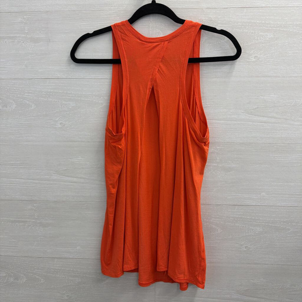 Lululemon Orange Athletic Tank Top Medium