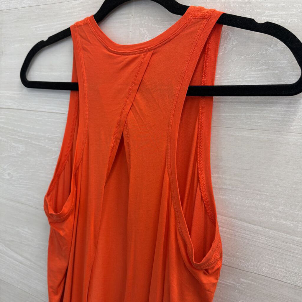 Lululemon Orange Athletic Tank Top Medium