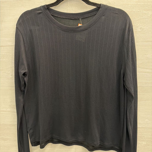 Lululemon Black Cropped Long Sleeve Top Medium