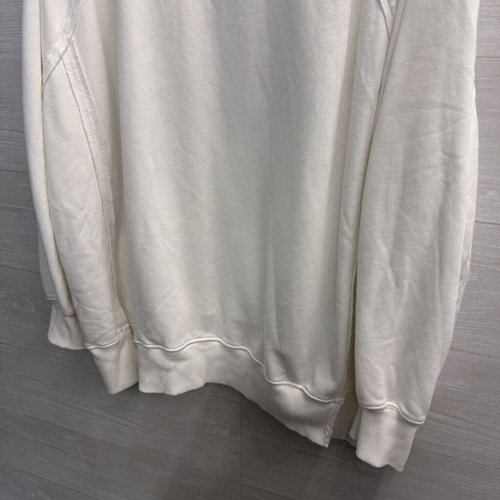American Eagle Seriously Lived In White Long Sleeve Top XXL