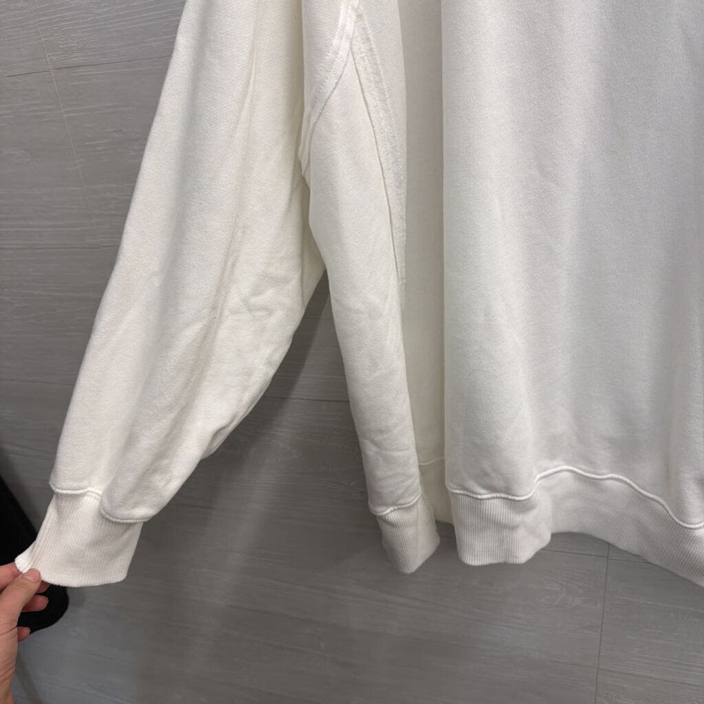 American Eagle Seriously Lived In White Long Sleeve Top XXL