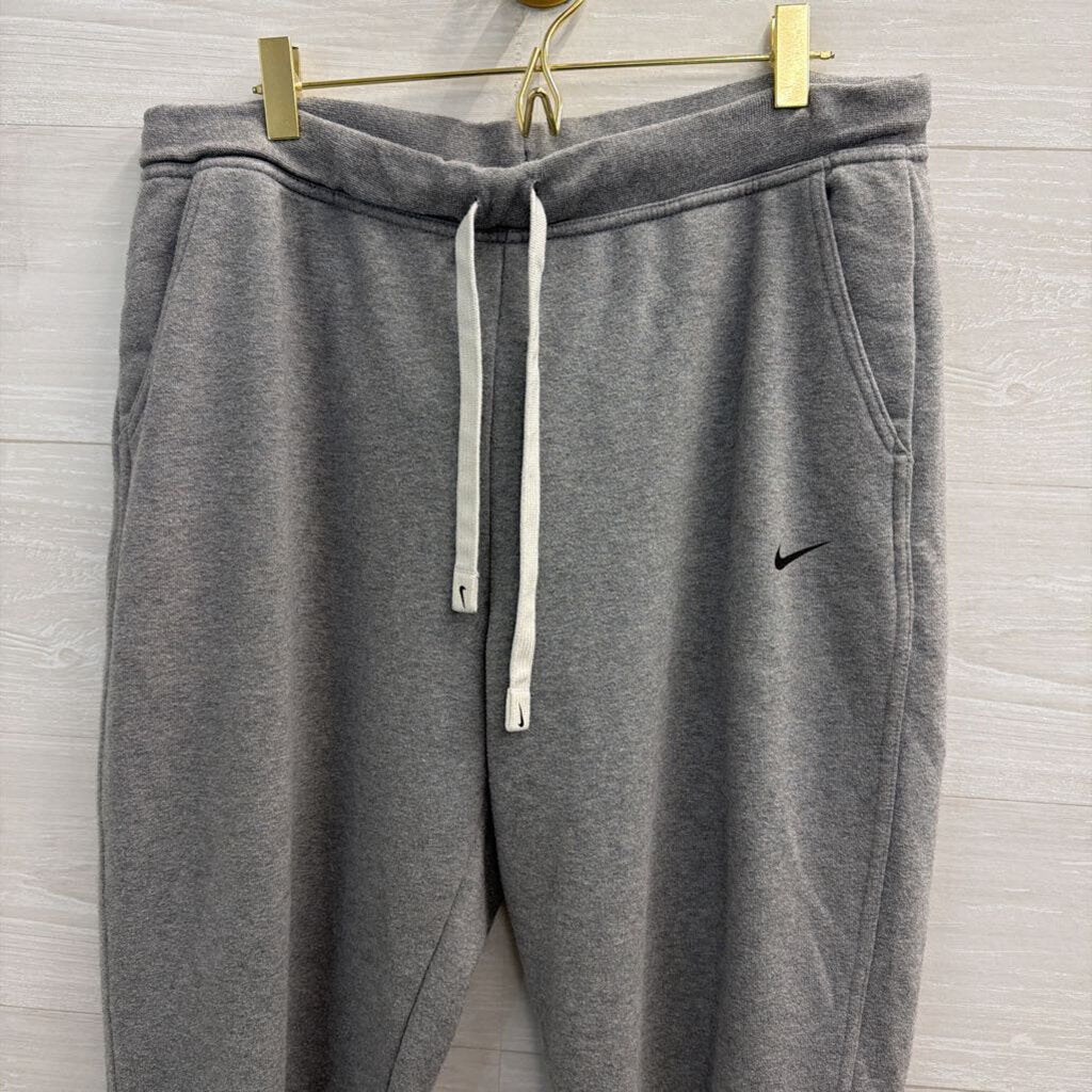 Nike Grey Pull On Jogger Sweatpants Large