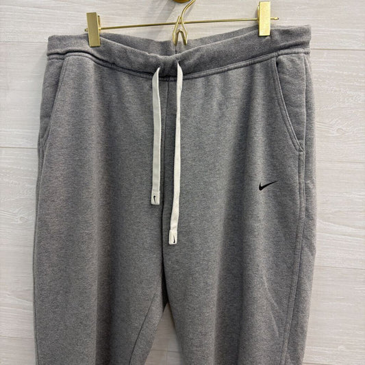 Nike Grey Pull On Jogger Sweatpants Large