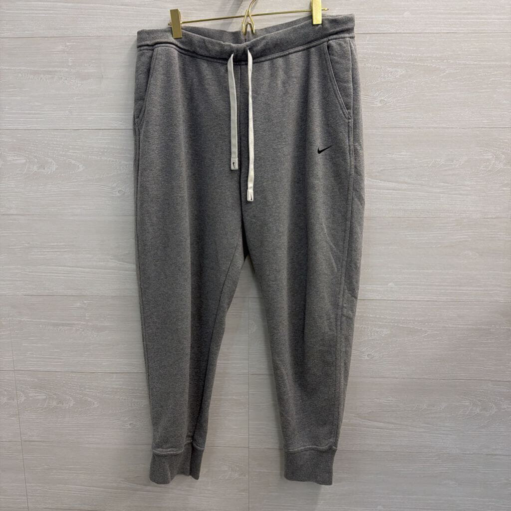 Nike Grey Pull On Jogger Sweatpants Large
