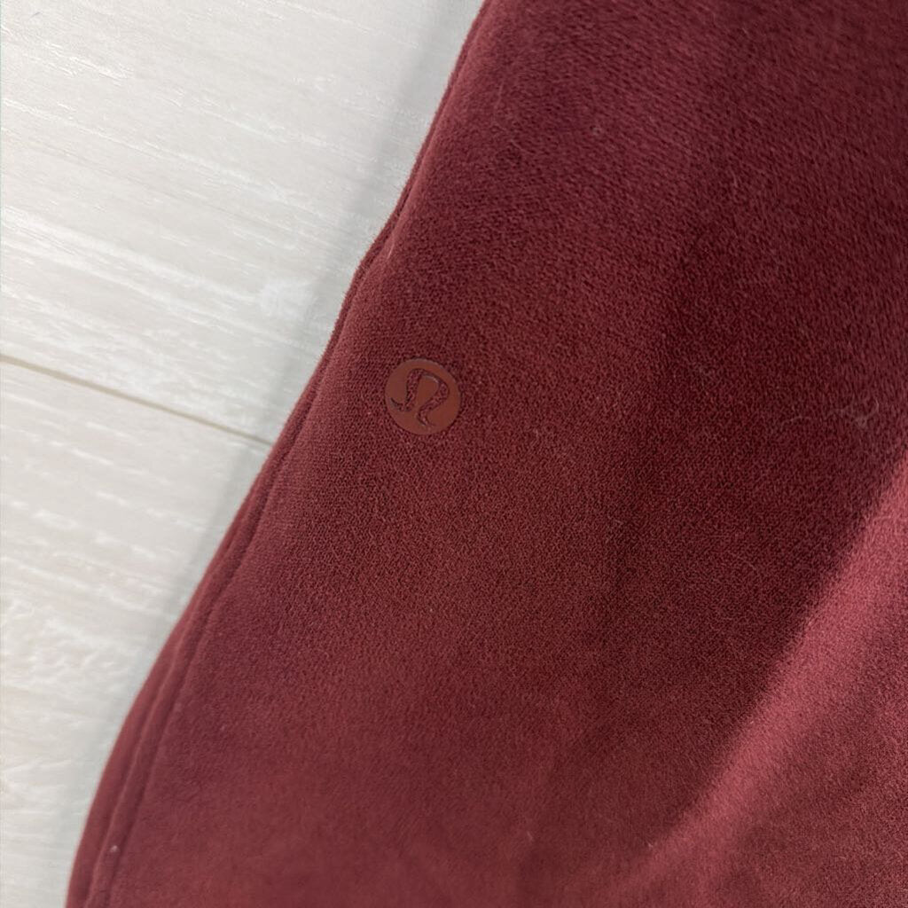 Lululemon Burgundy Scuba High Rise Joggers Medium