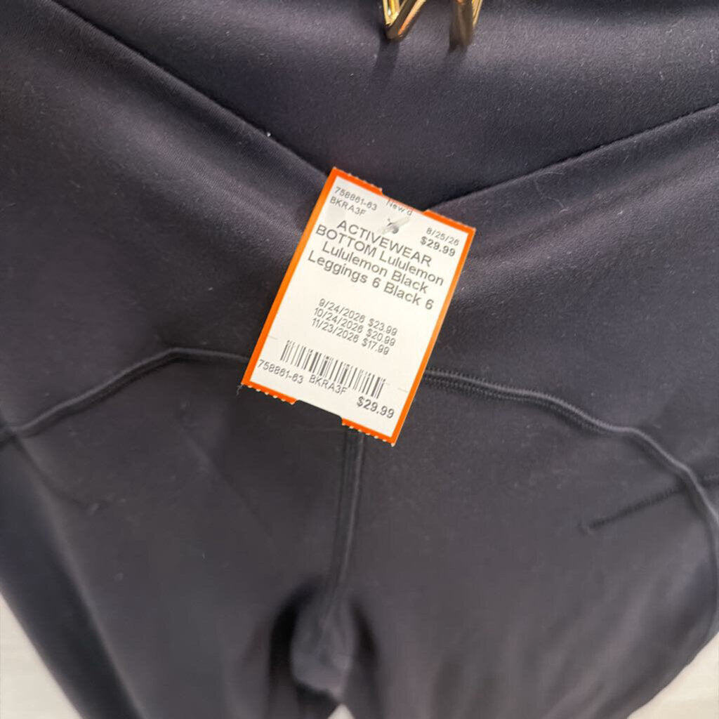Lululemon Black Leggings 6