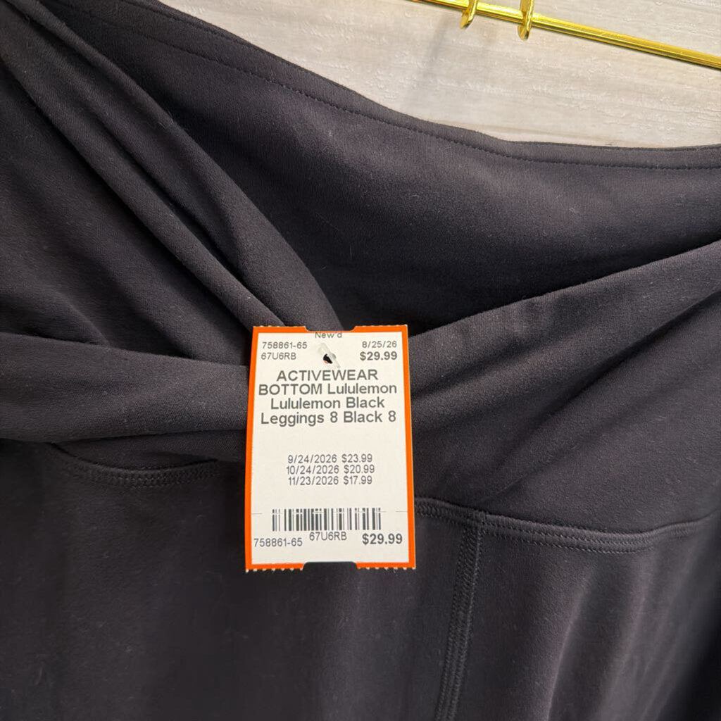 Lululemon Black Leggings 8