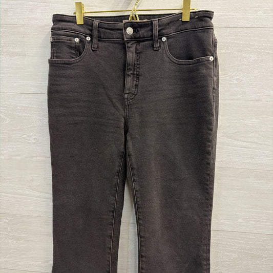 Madewell Black Curvy Kick Out Jeans 29