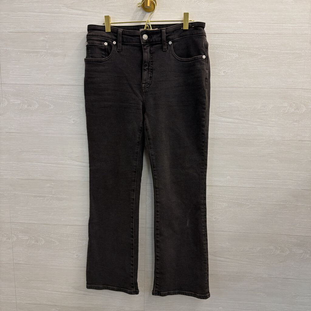 Madewell Black Curvy Kick Out Jeans 29