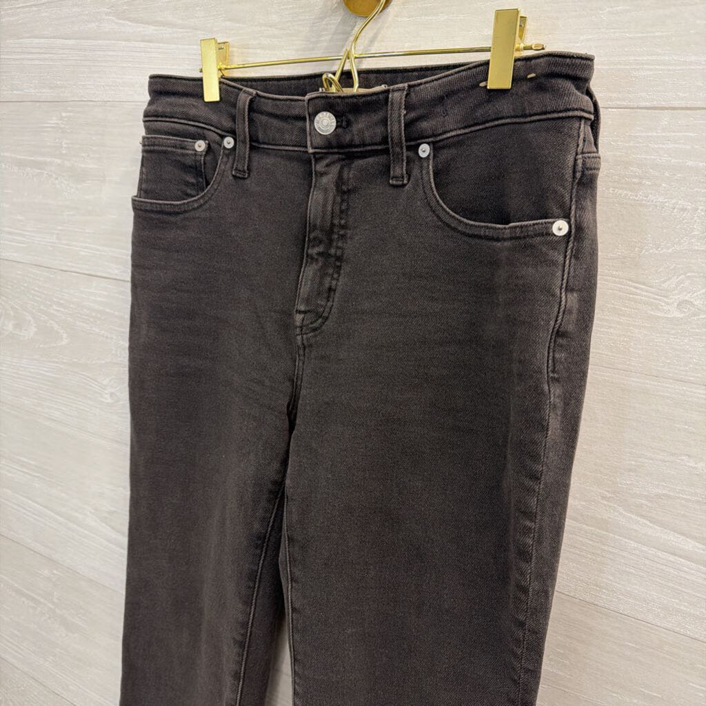 Madewell Black Curvy Kick Out Jeans 29