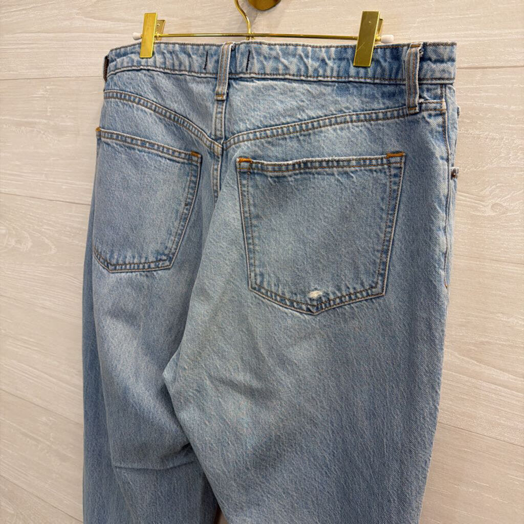 Abercrombie and Fitch Light Wash The Loose High Rise Jeans 31