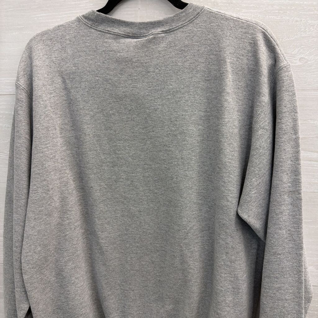 Grey James Madison Crewneck Sweatshirt Medium