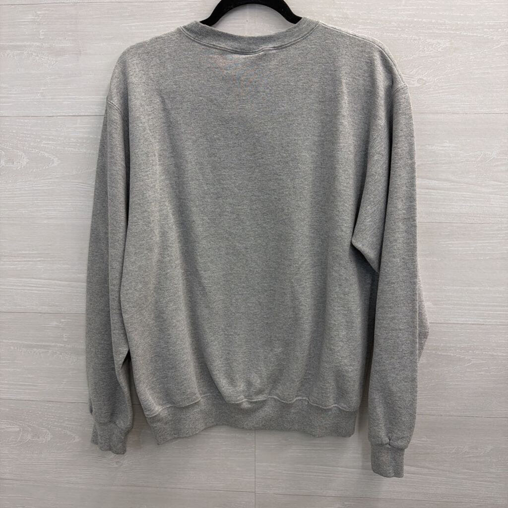 Grey James Madison Crewneck Sweatshirt Medium