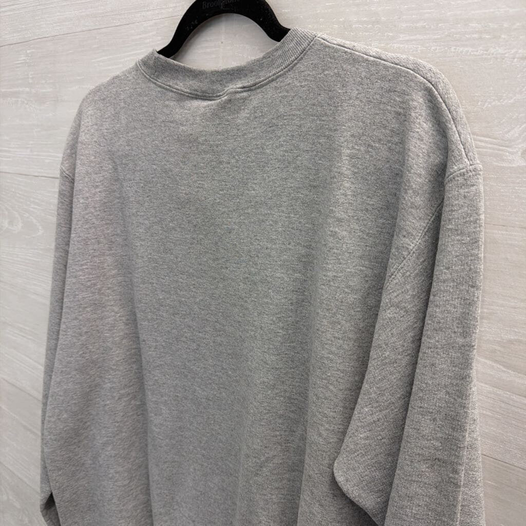Grey James Madison Crewneck Sweatshirt Medium