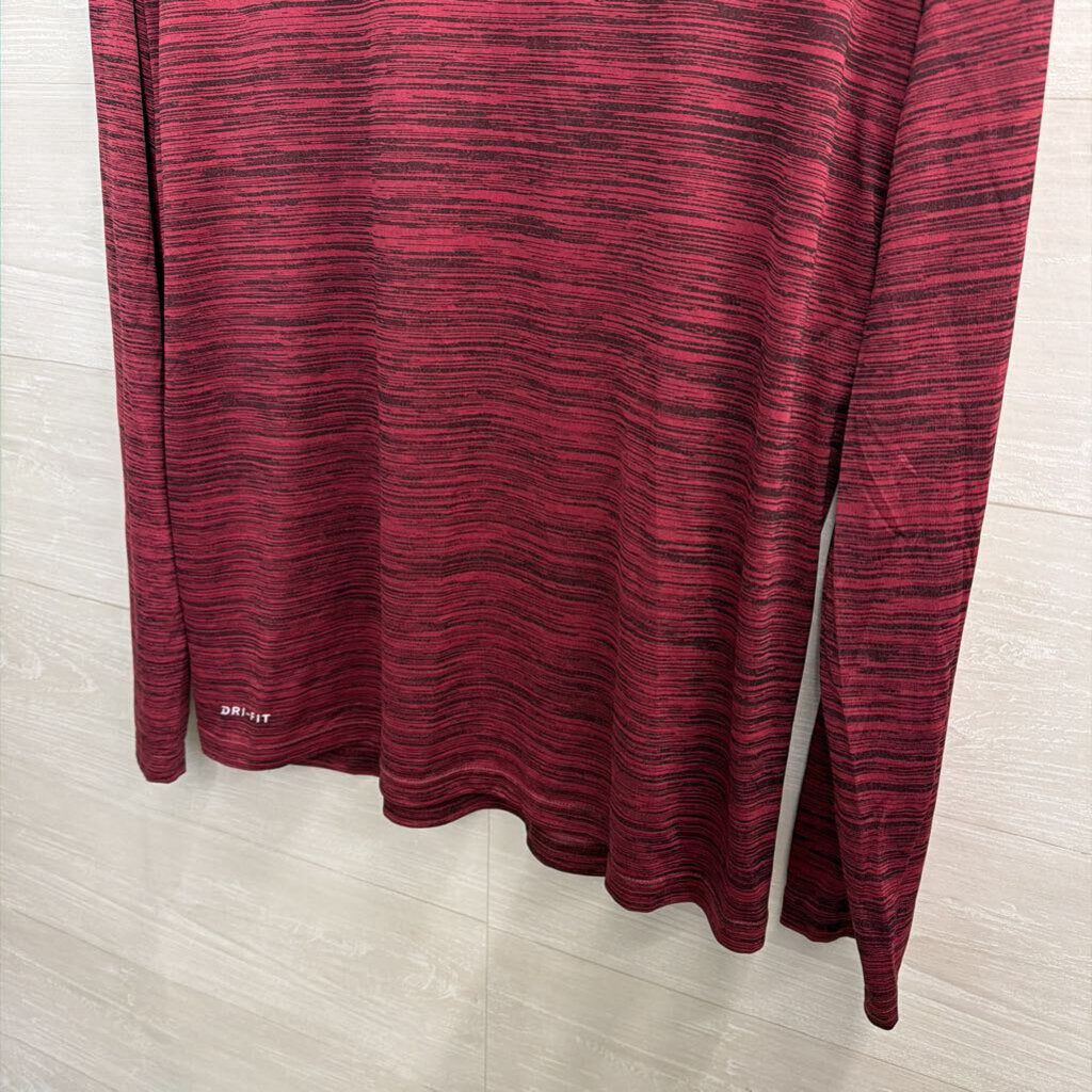 Nike Burgundy Virginia Tech Long Sleeve Top Medium