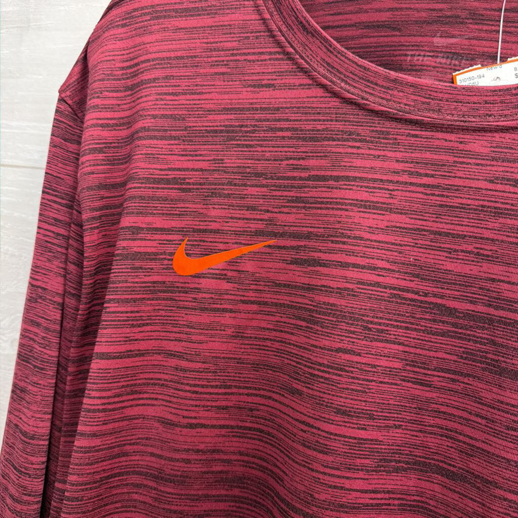 Nike Burgundy Virginia Tech Long Sleeve Top Medium
