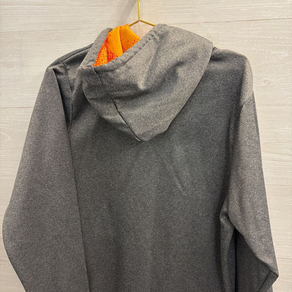 NFL Team Apparel Grey Kansas City Chiefs Hoodie Medium