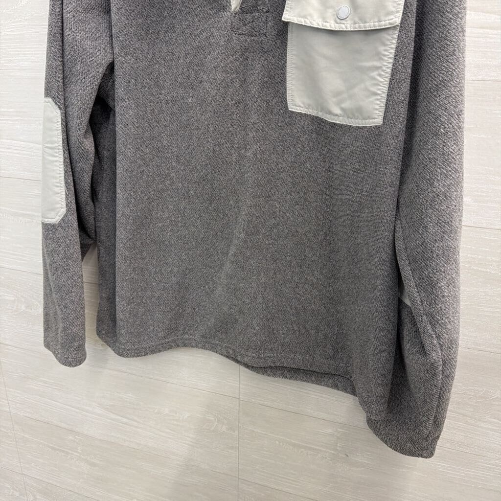 Simply Southern Grey Soft Long Sleeve Pullover Large