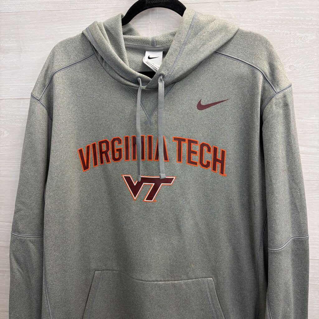 Nike Grey Virginia Tech Hoodie Extra Large