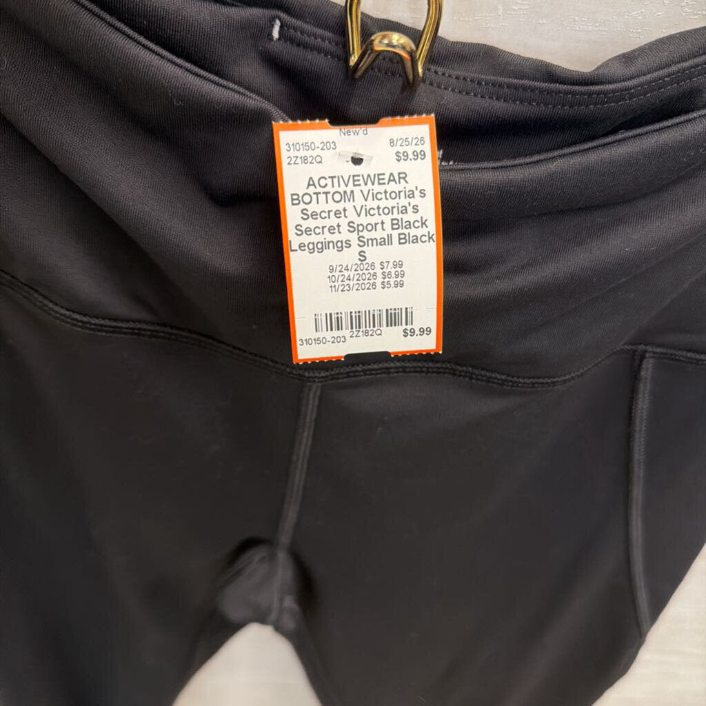 Victoria's Secret Sport Black Leggings Small