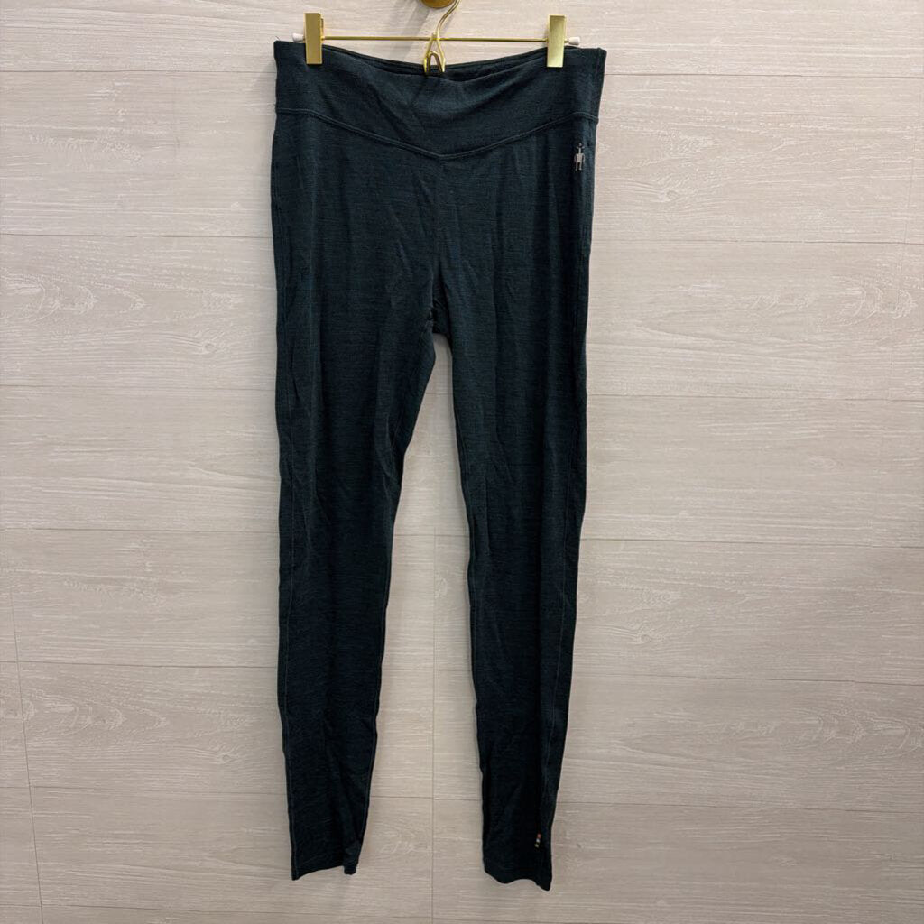Smartwool Green 100% Merino Wool Leggings Medium