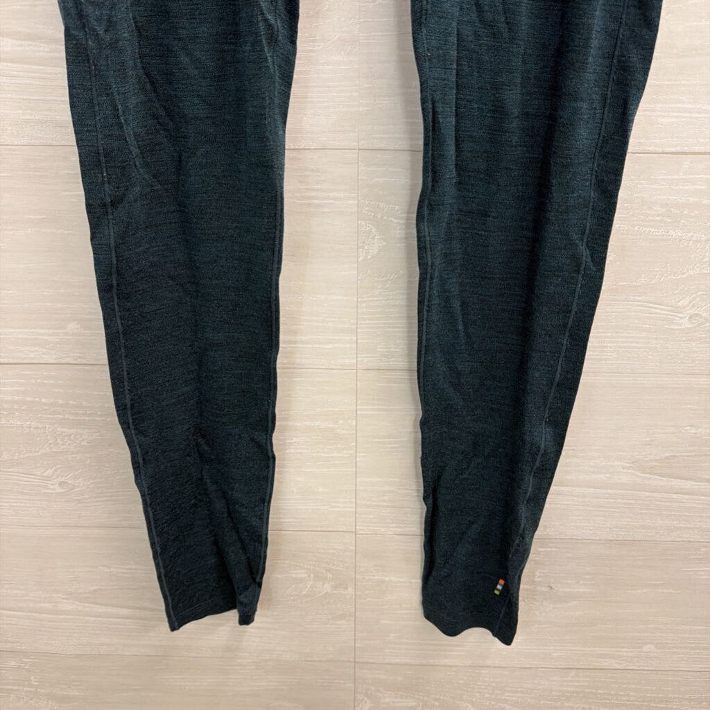 Smartwool Green 100% Merino Wool Leggings Medium