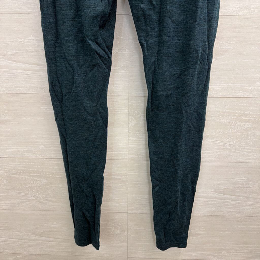Smartwool Green 100% Merino Wool Leggings Medium