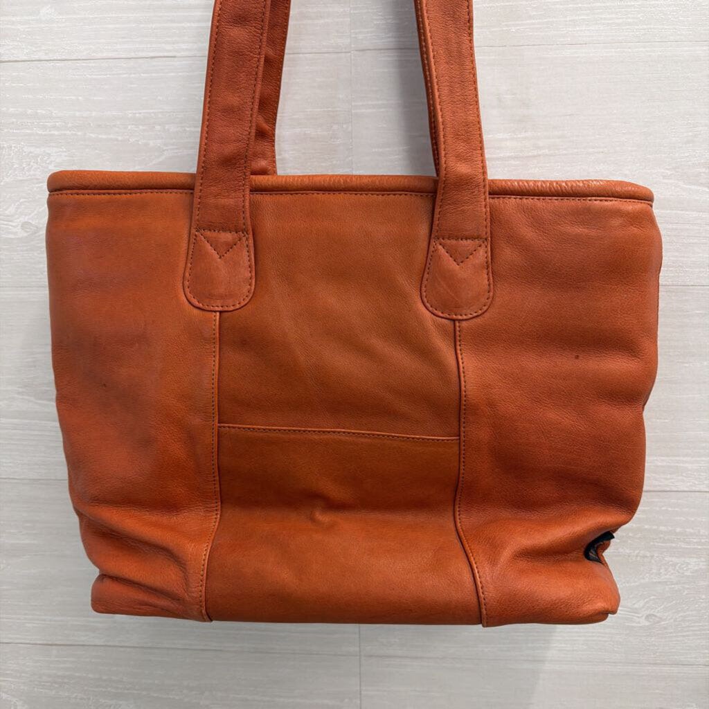 Virginia Tech Leather Tote Bag