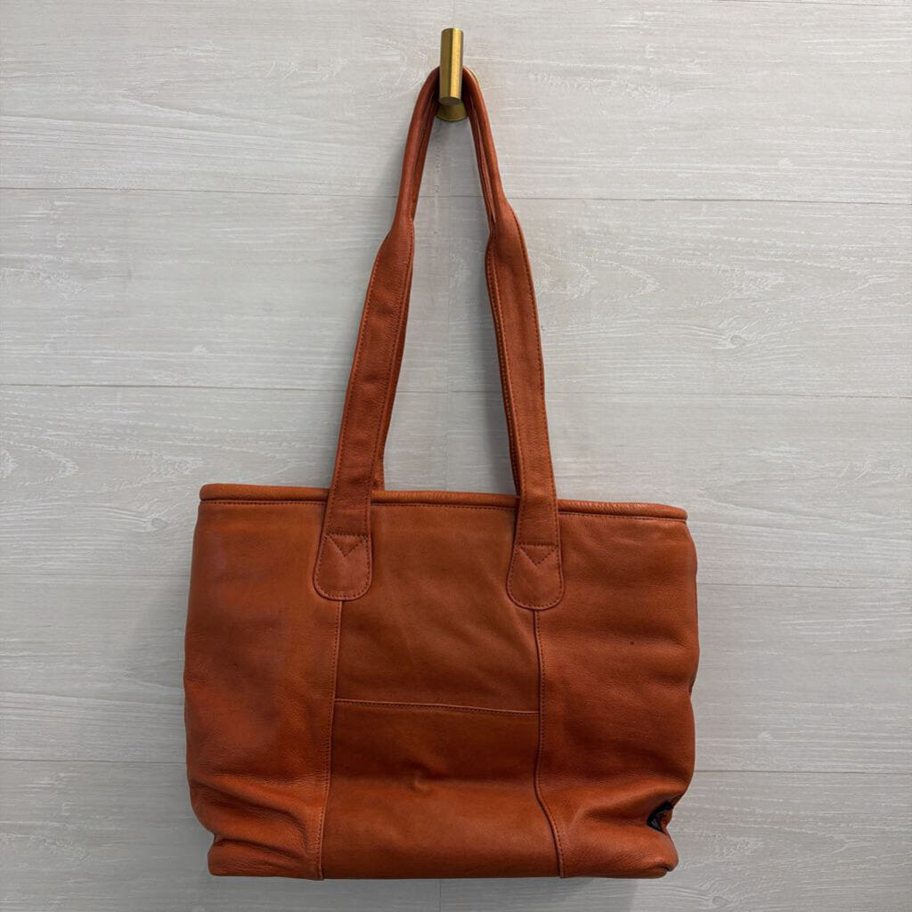 Virginia Tech Leather Tote Bag