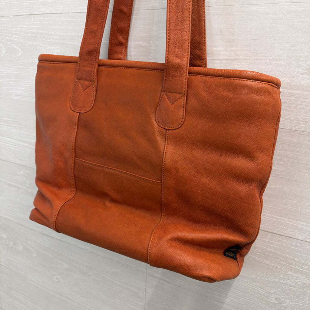 Virginia Tech Leather Tote Bag