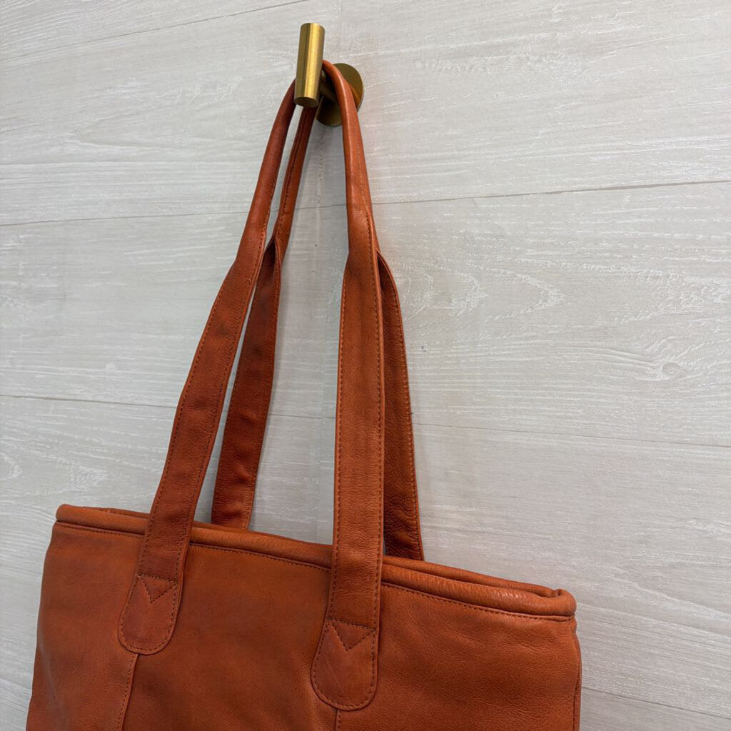 Virginia Tech Leather Tote Bag