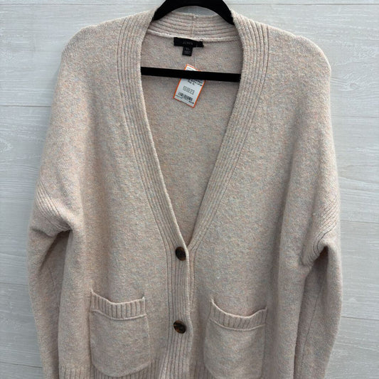 J Crew Pink Cardigan Sweater Extra Large