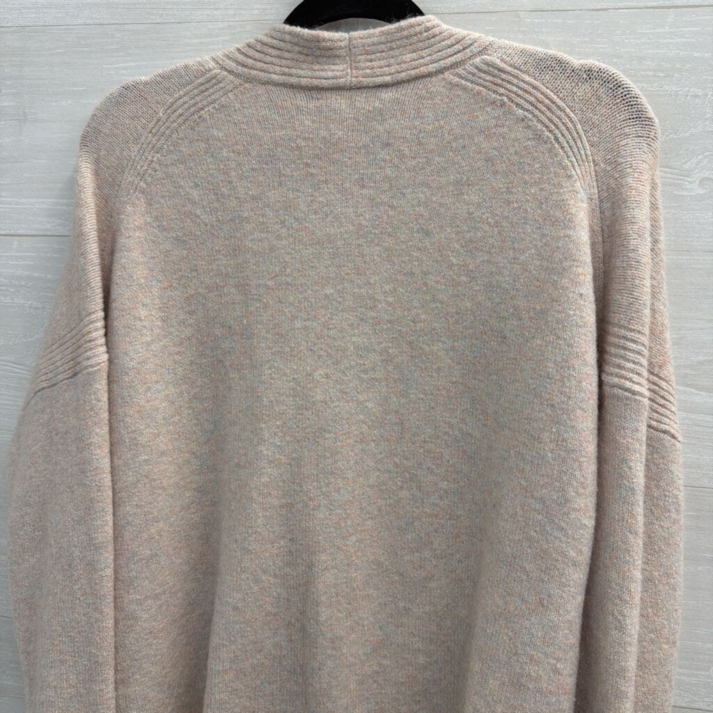 J Crew Pink Cardigan Sweater Extra Large