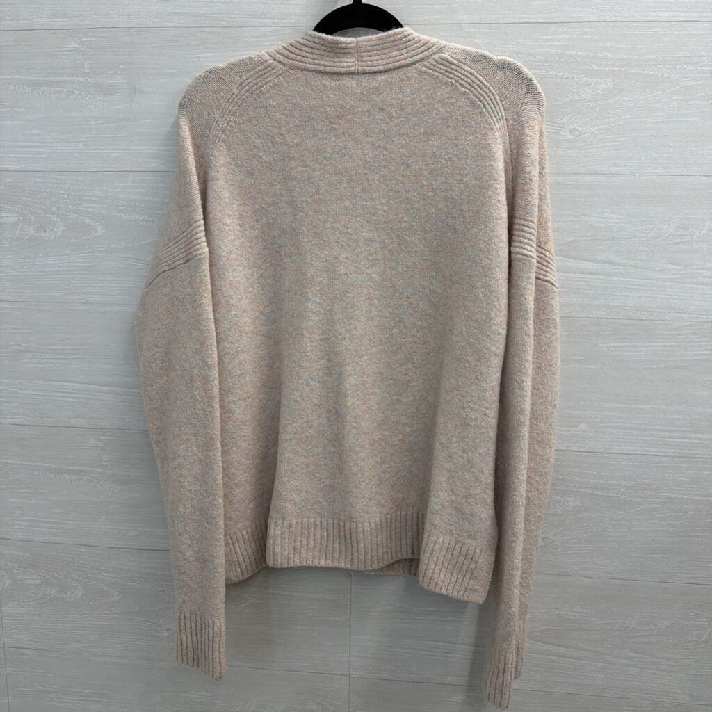 J Crew Pink Cardigan Sweater Extra Large